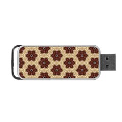 Pattern Sequence Motif Design Plan Portable Usb Flash (one Side) by Pakrebo