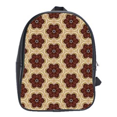 Pattern Sequence Motif Design Plan School Bag (xl) by Pakrebo