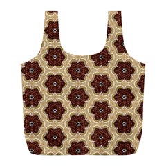 Pattern Sequence Motif Design Plan Full Print Recycle Bag (l) by Pakrebo