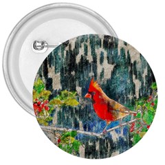 Texture Art Decoration Abstract Bird Nature 3  Buttons