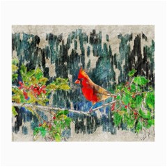 Texture Art Decoration Abstract Bird Nature Small Glasses Cloth