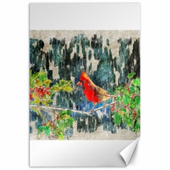 Texture Art Decoration Abstract Bird Nature Canvas 20  X 30  by Pakrebo