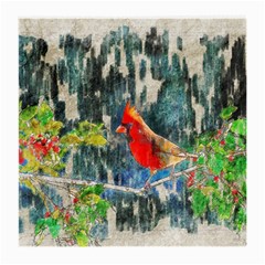 Texture Art Decoration Abstract Bird Nature Medium Glasses Cloth (2 Sides)