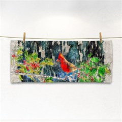 Texture Art Decoration Abstract Bird Nature Hand Towel