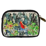 Texture Art Decoration Abstract Bird Nature Digital Camera Leather Case Back