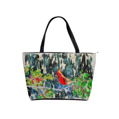 Texture Art Decoration Abstract Bird Nature Classic Shoulder Handbag