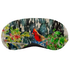 Texture Art Decoration Abstract Bird Nature Sleeping Mask