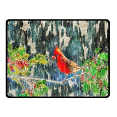 Texture Art Decoration Abstract Bird Nature Fleece Blanket (small) by Pakrebo