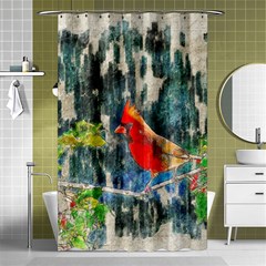 Texture Art Decoration Abstract Bird Nature Shower Curtain 48  x 72  (Small) 