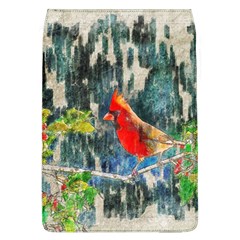 Texture Art Decoration Abstract Bird Nature Removable Flap Cover (L)