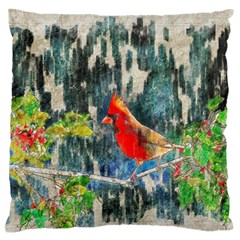 Texture Art Decoration Abstract Bird Nature Standard Flano Cushion Case (One Side)