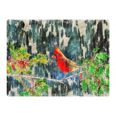 Texture Art Decoration Abstract Bird Nature Double Sided Flano Blanket (mini)  by Pakrebo