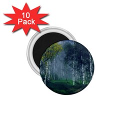 Birch Forest Nature Landscape 1 75  Magnets (10 Pack)  by Pakrebo