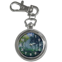 Birch Forest Nature Landscape Key Chain Watches by Pakrebo