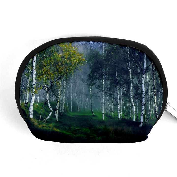 Birch Forest Nature Landscape Accessory Pouch (Medium)