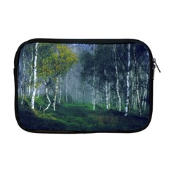 Birch Forest Nature Landscape Apple Macbook Pro 17  Zipper Case by Pakrebo