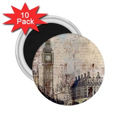 London Westminster Bridge Building 2 25  Magnets (10 Pack)  by Pakrebo