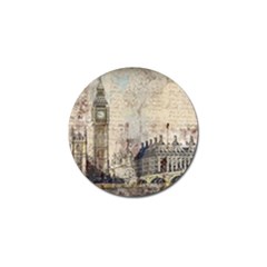 London Westminster Bridge Building Golf Ball Marker by Pakrebo