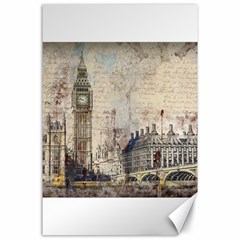 London Westminster Bridge Building Canvas 24  X 36  by Pakrebo