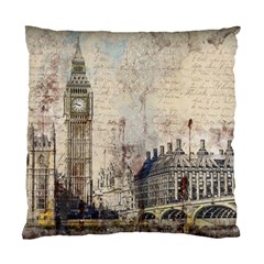 London Westminster Bridge Building Standard Cushion Case (one Side) by Pakrebo