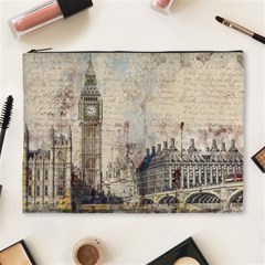 London Westminster Bridge Building Cosmetic Bag (xl) by Pakrebo