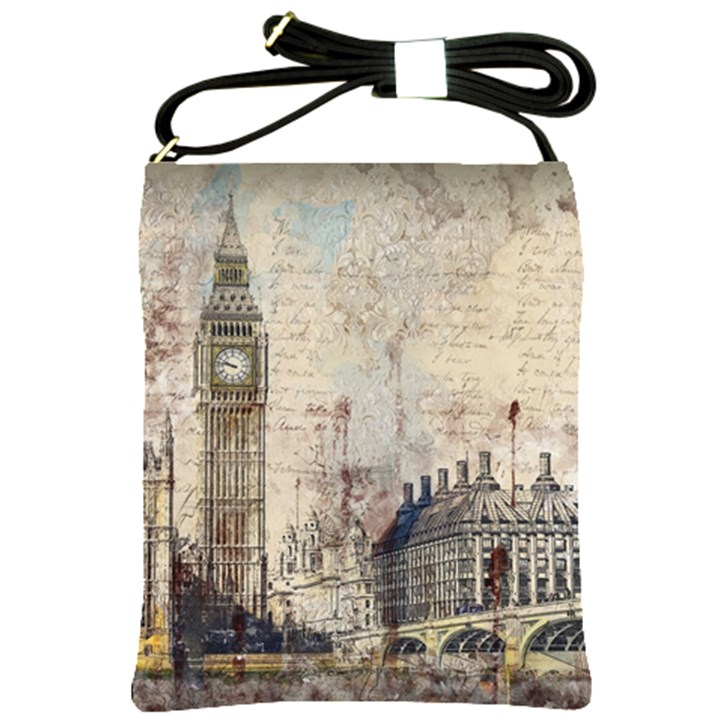 London Westminster Bridge Building Shoulder Sling Bag