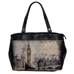 London Westminster Bridge Building Oversize Office Handbag by Pakrebo