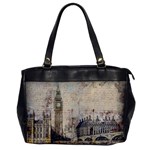 London Westminster Bridge Building Oversize Office Handbag Front