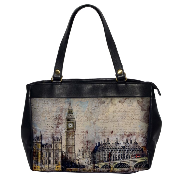 London Westminster Bridge Building Oversize Office Handbag