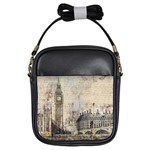 London Westminster Bridge Building Girls Sling Bag Front