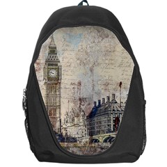 London Westminster Bridge Building Backpack Bag by Pakrebo