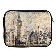 London Westminster Bridge Building Apple Ipad 2/3/4 Zipper Cases by Pakrebo