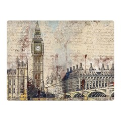 London Westminster Bridge Building Double Sided Flano Blanket (mini)  by Pakrebo