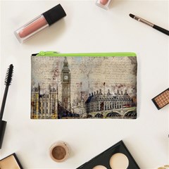 London Westminster Bridge Building Cosmetic Bag (xs) by Pakrebo