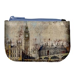 London Westminster Bridge Building Large Coin Purse by Pakrebo