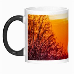 Sun Evening Sunset Sky Landscape Morph Mugs by Pakrebo