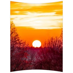 Sun Evening Sunset Sky Landscape Back Support Cushion by Pakrebo