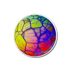 Isolated Transparent Sphere Rubber Coaster (round)  by Pakrebo