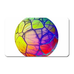 Isolated Transparent Sphere Magnet (rectangular) by Pakrebo