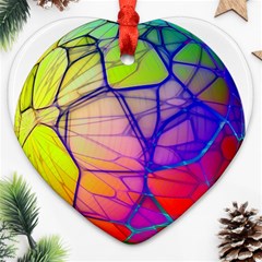 Isolated Transparent Sphere Heart Ornament (two Sides) by Pakrebo