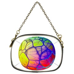 Isolated Transparent Sphere Chain Purse (two Sides) by Pakrebo