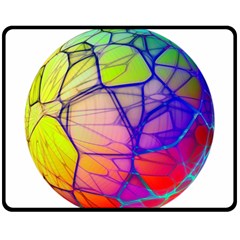 Isolated Transparent Sphere Fleece Blanket (medium)  by Pakrebo