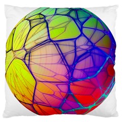 Isolated Transparent Sphere Large Cushion Case (one Side) by Pakrebo