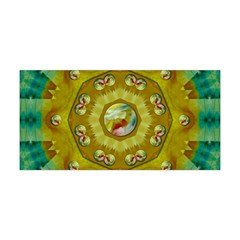 Mandala In Peace And Feathers Yoga Headband by pepitasart