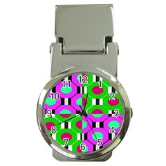 Octagon Purple Money Clip Watches