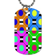 Octagon Green Dog Tag (two Sides) by impacteesstreetwear