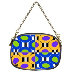 Octagon Blue Chain Purse (one Side) by impacteesstreetwear