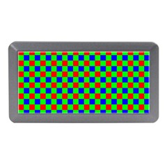 Check Pattern Red, Green, Blue Memory Card Reader (mini) by ChastityWhiteRose