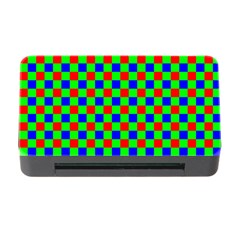 Check Pattern Red, Green, Blue Memory Card Reader With Cf by ChastityWhiteRose