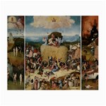 Heronimus Bosch The Haywagon 2 Small Glasses Cloth Front